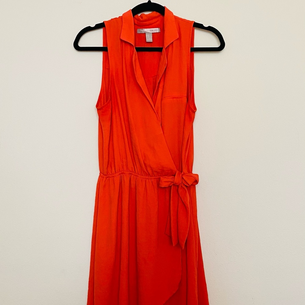 Collared Wrap Dress